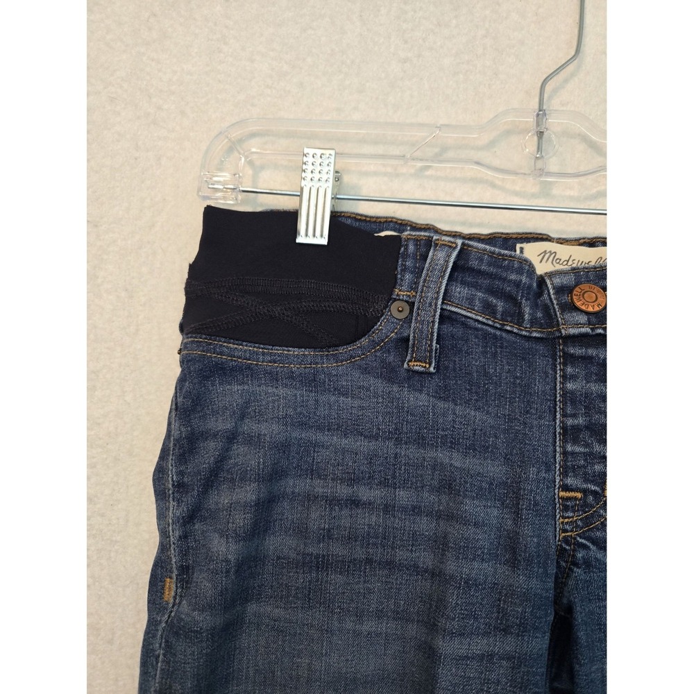 Madewell Maternity Skinny Jeans Size 28 Blue Denim Cotton Blend - Picture 7 of 15